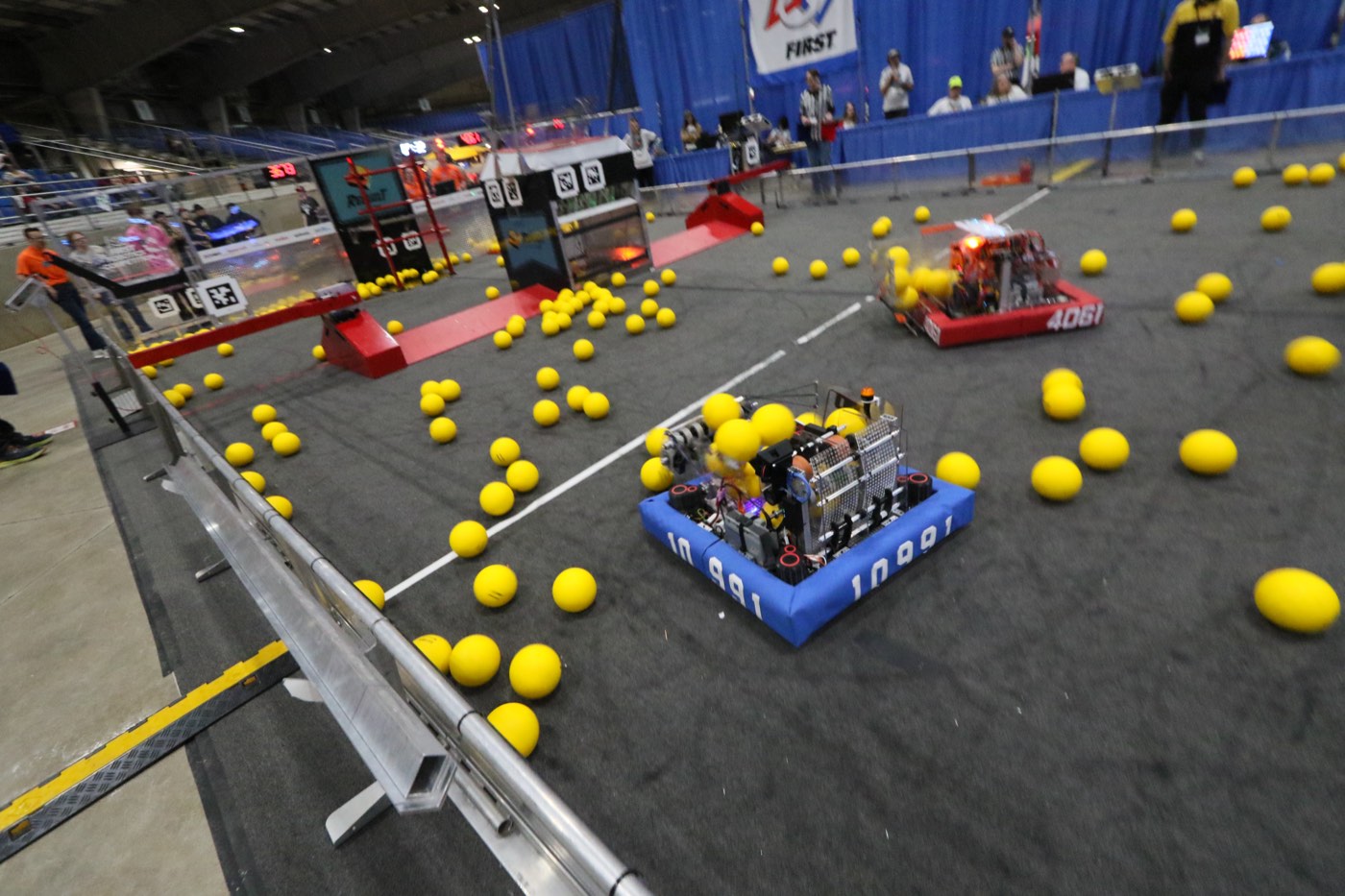UPLOAD on the field during qualification match play